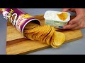 asmr eating no talking pringles texas bbq potato chips extreme crunching sounds ポテトチップス