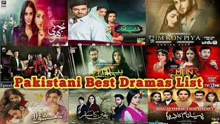 Pakistani Best Dramas List | All time Favorite Pakistani Dramas | Old Pakistani Dramas