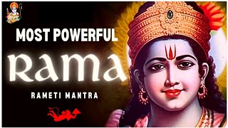 POWERFUL RAMA mantra to remove negative energy - Shri Rama Rameti Rameti Mantra | Swaminarayan Dhun