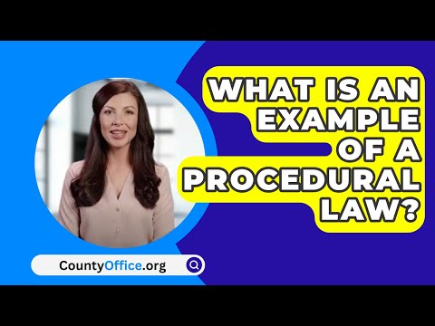 What is an example of a procedural?