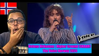 Helena Kirkedam | Higher Ground  | The Voice Norway 2024 | Brasiliansk reaksjon | 🇳🇴 NORWAY REACTION