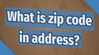 What is zip code in address?