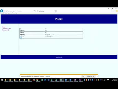 Using Database in a ASP.Net website Edit Profile Using Database in a ASP.Net website Edit Profile