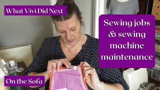 On the Sofa: Sewing jobs and sewing machine maintenance