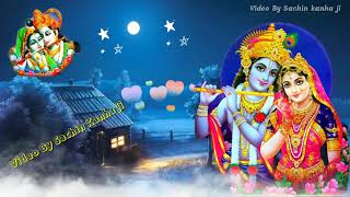 || Radhe Krishna  love Video Status--/Chand Taron mein najar aaye chehra Tera ||