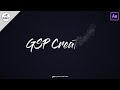 Text Particles Dissolve Tutorial |  After Effects Tutorial | No Plugins | GSP Creations