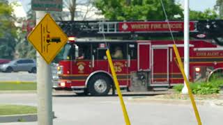 Whitby Fire Rescue Ladder 35,Car 31,Pumper 35 Responding