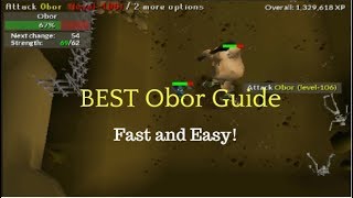 Old School Runescape | BEST Obor Guide PLUS Loot From Kills (F2P Boss)