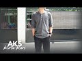 Detil Baju Koko Kurta Bahan Kaos - AKS