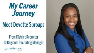 My Career Journey - Career Growth Opportunities at Allied Universal