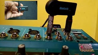 unboxing bluetooth recevier  connecting to audio mixer & play dj songs