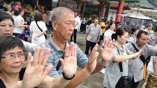 日月照明宫，108年9月1日，五指山盤古廟進香叁拜