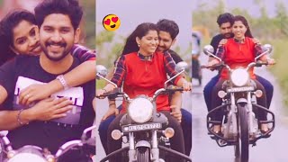 Tamil Whatsapp status Love bgm new video/Romantic Couples /Girl's Long Bike Ride My Creations
