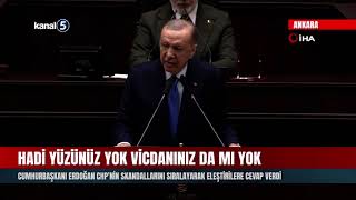 Cumhurbaşkanı Erdoğan CHP'nin Skandallarını Sıralayarak Eleştirilere Cevap Verdi