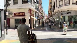 Spain 4k | Big Walking Tour in Alicante, Spain  🇪🇸 | July 2024