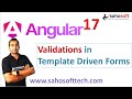 Validations in Template Driven Forms in Angular 17 | Angular Forms | Angular 17 Tutorials in Hindi
