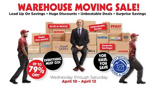 Warehouse Moving Sale! Day 1