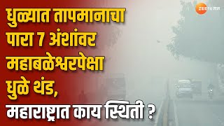 Dhule Cold Wave धुळ्यात तापमानाचा पारा 7 अंशांवर महाबळेश्वरपेक्षा धुळे थंड, महाराष्ट्रात काय स्थिती?