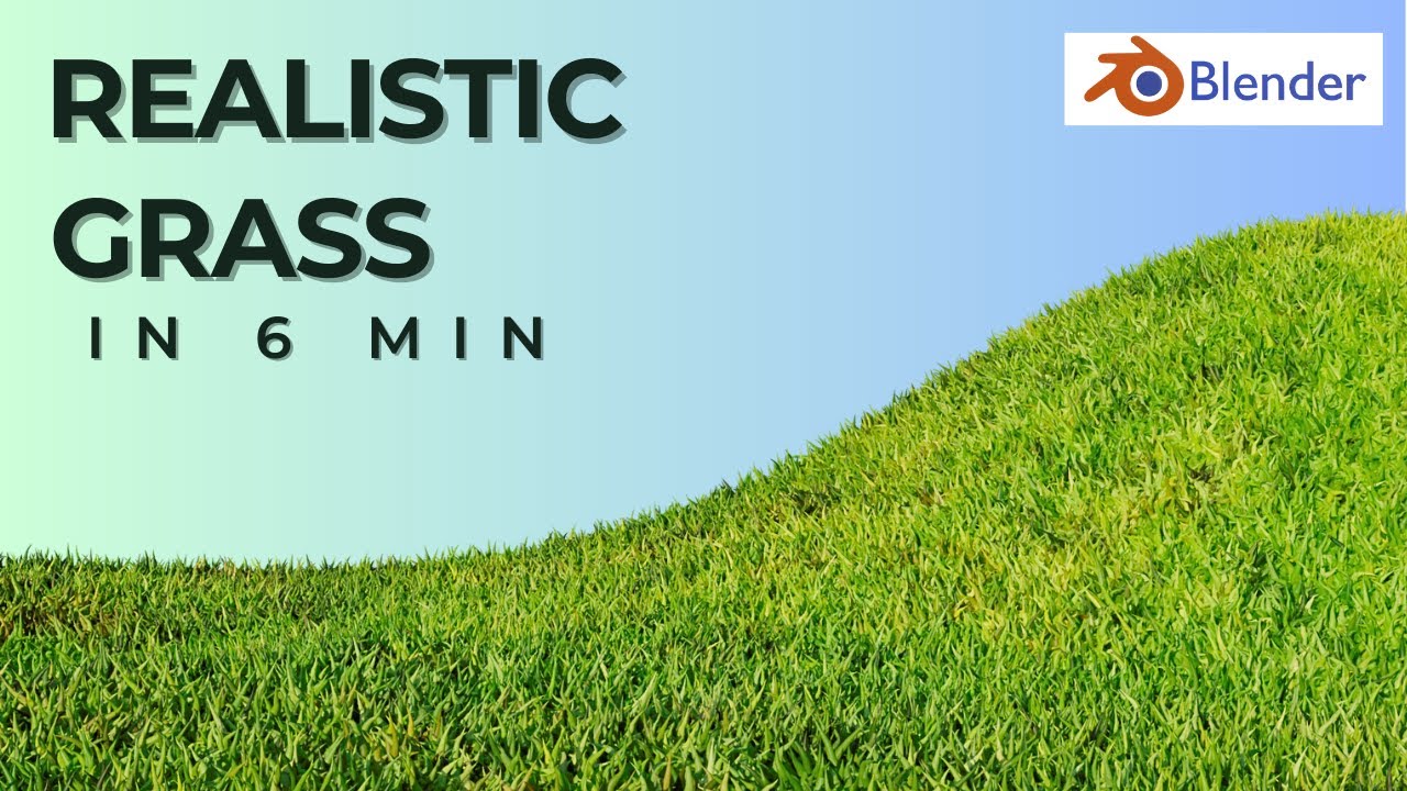 Realistic Grass Blender Tutorial Youtube