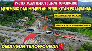 TERBARU‼️AKAN DIBANGUN TEROWONGAN DISINI‼️PENGERUKAN SEMAKIN DALAM MEMBELAH PERBUKITAN PRAMBANAN‼️