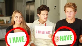 NEVER HAVE I EVER w/ SISTER AND HER "BOYFRIEND" | Brent Rivera