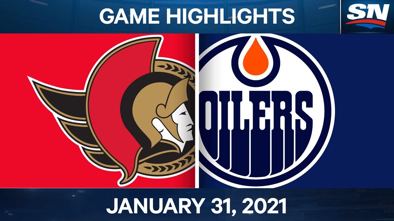 NHL Game Highlights | Senators Vs. Oilers - Jan. 31, 2021 - YouTube