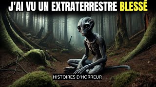 UN CAMPEUR TROUVE UN EXTRATERRESTRE BLESSÉ DANS LA FORÊT / RÉCITS D'HORREUR