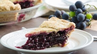 Concord Grape Pie