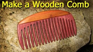 How to make a Wooden Comb - Woodworking