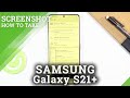 Scrolling Screenshot on Samsung Galaxy S21+ | How to make Scrollable Screenshot on Samsung Galaxy