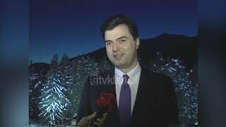 Ministri Lulzim Basha në Davos për anëtarësimin e Shqipërisë në NATO-(31 Janar 2009)