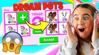 ONLY TRADING DREAM NEON PETS IN ADOPT ME!! Roblox