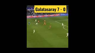 Galatasaray 7 - Başakşehir 0 😱 #Galatasaray #cimbom #shorts