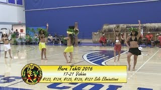 2016 Hura Tahiti, #124 Victoria, #123, #125, #126, #127  17-21 Solo Eliminations