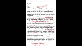 I Read the Infamous Jimmy McPerson Essay