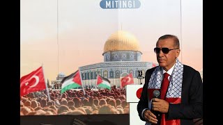 ISTANBUL - President Erdogan speaks at the "Great Palestine Rally"