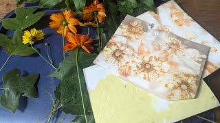 how to eco print paper for junk journals - VIDEO ONE OF TWO