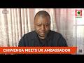 WATC H LIVE: Chiwenga Meets UK Ambassador