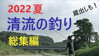 2022夏・清流の釣り総集編【埼玉県西部】☆smallfishing in Saitama  Japan☆