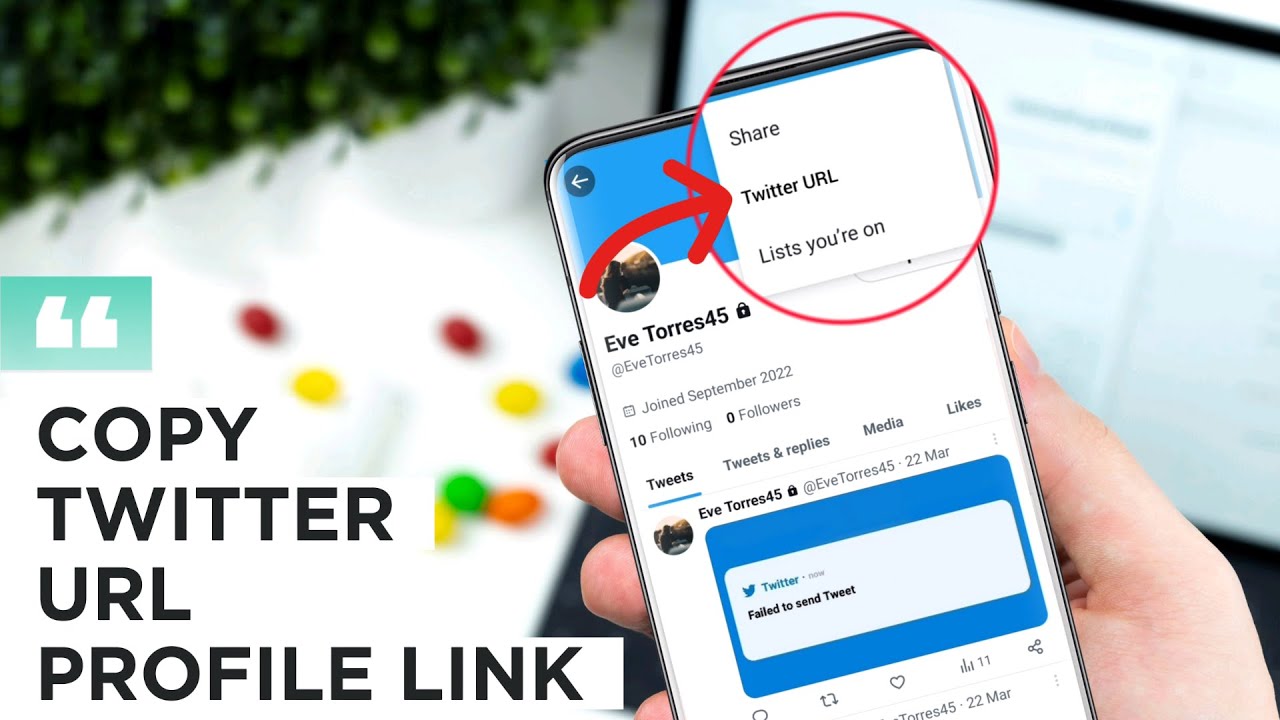 How To Get Twitter URL Link On Android | Copy And Share Your Twitter ...