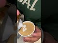 C horse latteart #youtubeshorts #coffee #like #coffeelover #trending #viral #video #shortvideo