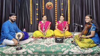 Sri Sisters : Srinithi & Srikrithi :: Navarathri 2024 :: Carnatic Music Concert #2 :: Kala Prashala