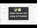 Build sign up form using Python GUI Builder - PyUiBuilder