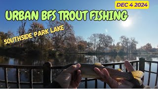 Sacramento Urban Trout Fishing  (Southside Park)