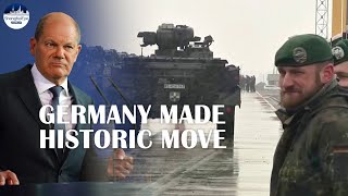 Germany lawmakers overwhelmingly approve heavy weaponry shipments to Ukraine, a symbolic change