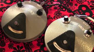 FUZZ FACE OFF! Crest Audio era vs Analogman Custom White Dot NKT275 Fuzzface pedal demo