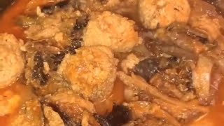 Cuisine congolaise RECETTE YA MBIKA YA BOULE NA MBISI YA KOKAWUKA ( squash seeds) 100%KASAI