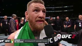 UFC 205: Conor McGregor Vs Eddie Alvarez Octagon Interview