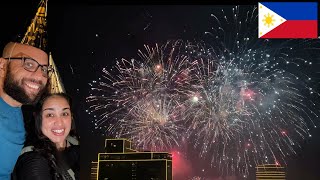 🇵🇭 EPIC Manila Philippines 2025 New Year Fireworks for the first time!!!