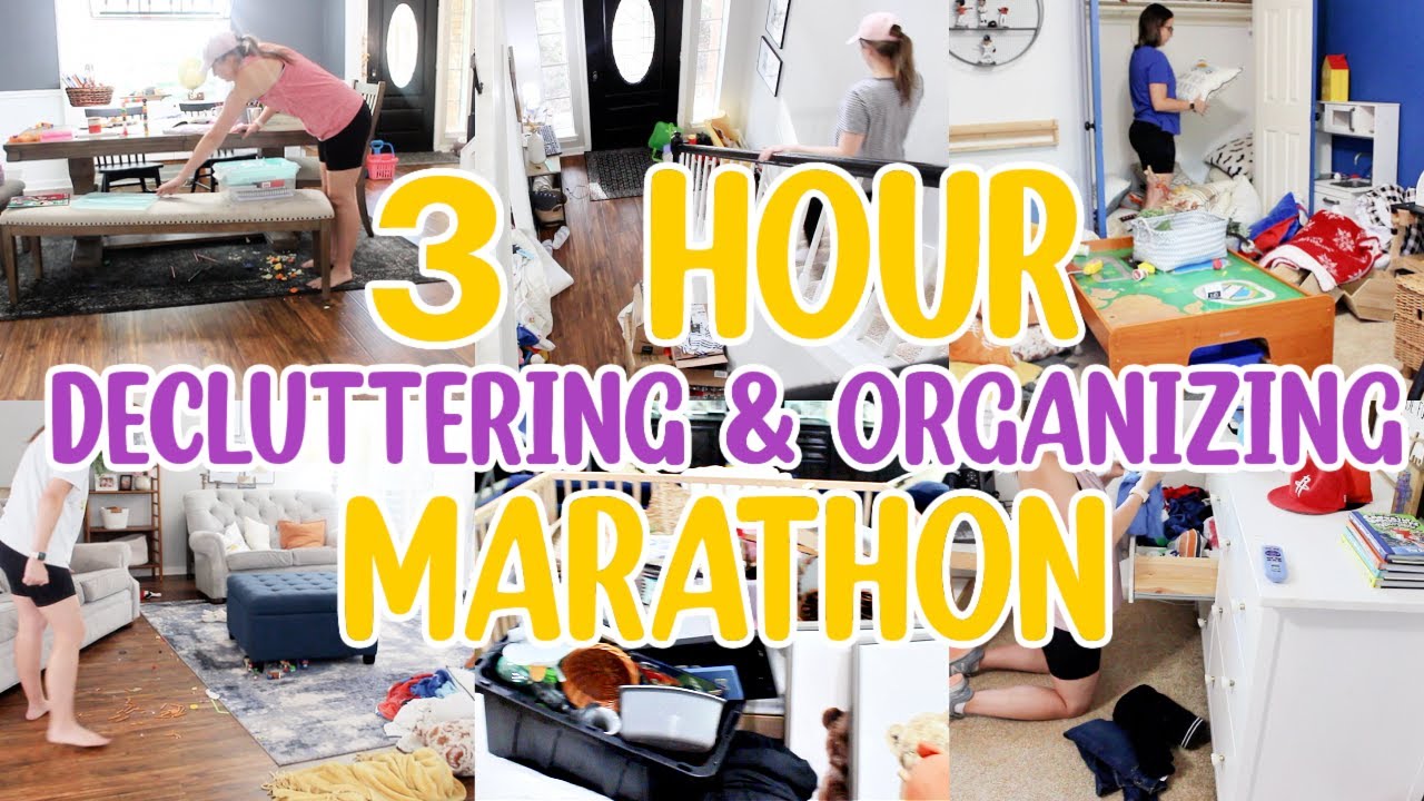 Decluttering Organizing Motivation Marathon 3 Hours Of Cleaning
